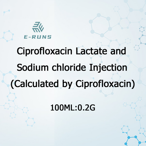 Ciprofloxacin Lactate and Sodium chloride Injection(Calculated by Ciprofloxacin)